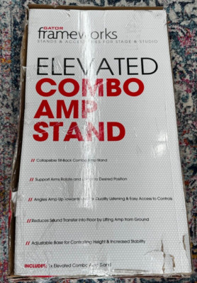 Gator Frameworks GFWGTRAMP200 Elevated Combo Amp Stand