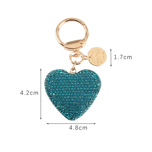 Crystal Bling Keychains Rhinestone Handbag Accessory Purse CharmsUnisex Gifts ∂ - Picture 2 of 19
