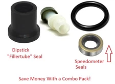 Combo Pack Vent Breather Tube+Dipstick/Speedo Seal GM TH-250/250C/350/350C TH350