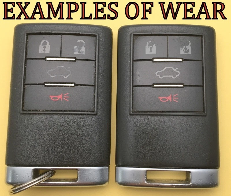  OEM 08-13 CADILLAC CTS DTS STS KEYLESS REMOTE FOB TRANSMITTER OUC6000066 #2 - Image 3 of 3