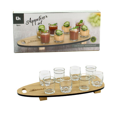 Vorspeisen-Set Appetizer Amuse-Gueule Fingerfood Dessertgläser Tapas-Tablett