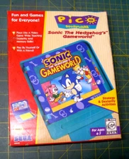 Sonic the Hedgehog's Gameworld (Sega Pico, 1996) *SEALED* Complete Box Manual