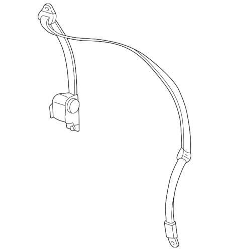Conjunto de cinturón de seguridad izquierdo para Ford Lincoln Mark LT 2004-2008 (N/P 6L3Z-16611B09-AB)
