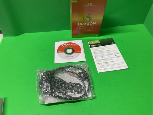 Dragon Naturally Speaking Home Version 11 Speech Recognition Software w ...