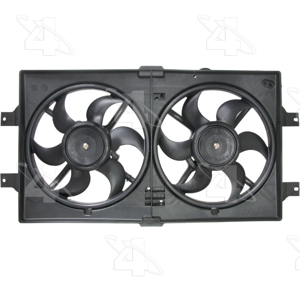 For 1999-2004 Chrysler 300M Dual Radiator and Condenser Fan Assembly 4 Seasons - Image 4 of 4