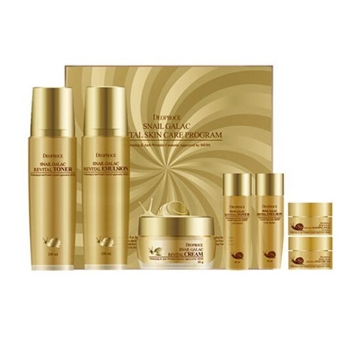 DEOPROCE Snail Galac Revital Skincare Program 3-piece Special Set (+ Free Gift) - Picture 1 of 2