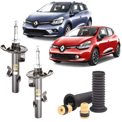GOPARTS Kit 2 ammortizzatori anteriori + tamponi RENAULT CLIO IV 0.9 1.2 1.5 2012-2021