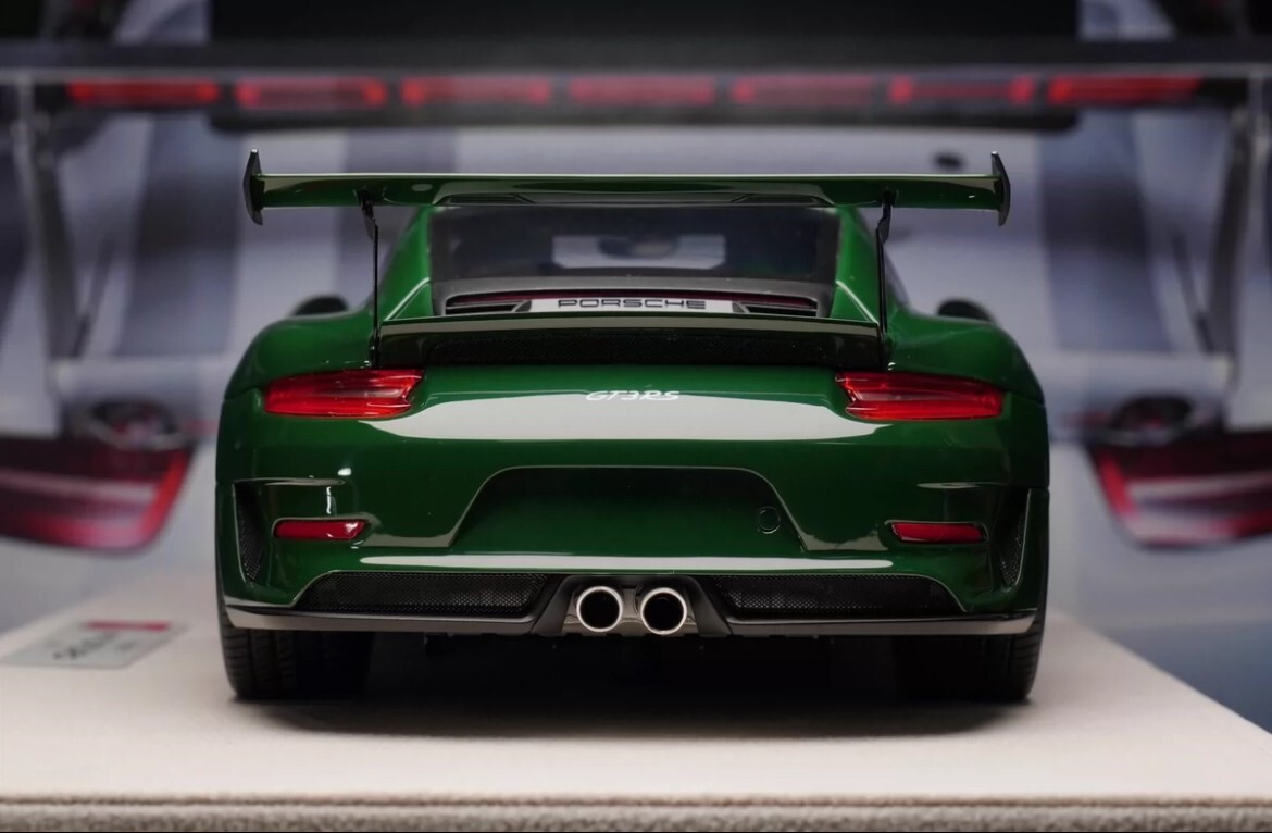 RARE* 1/18 Makeup 2018 Porsche 911 991.2 GT3 RS (Dark Green RARE* 1/18 Makeup 2018 Porsche 911 991.2 GT3 RS (Dark Green