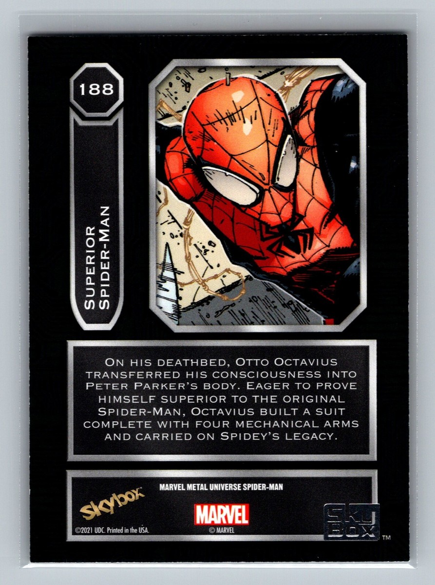 Superior Spider-Man 2021 SkyBox Metal Universe Marvel YELLOW FX