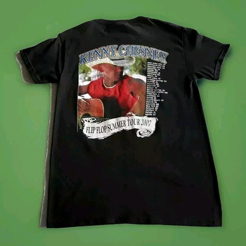 Kenny Chesney Flip Flop Summer Tour 2007 Small T-Shirt - Picture 2 of 5