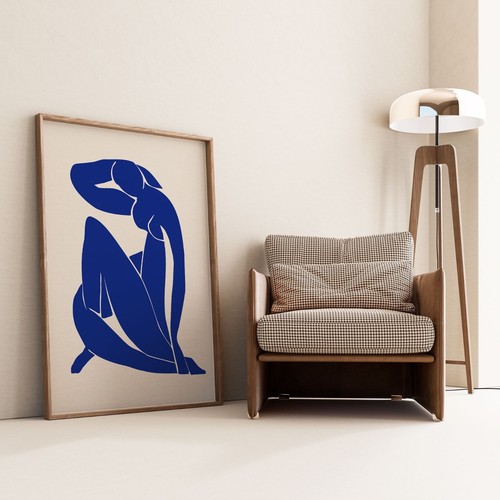 Blue Nude II by Henri Matisse (1952) Premium Wall Art Poster Print - Modernism - 第 5/12 張圖片