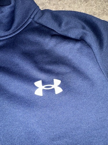NEW Men's Under Armour Blue 1/4 Zip Fleece Pullover Size Large MSRP $60.00 - Picture 5 of 9