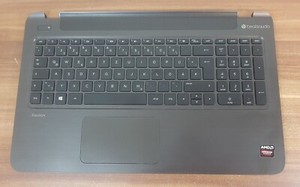 Palmrest Handauflage Touchpad Tastatur QWERTZ Deutsch GER aus Notebook HP 15-p