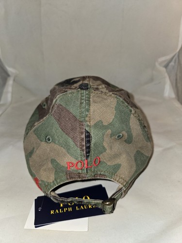 POLO RALPH LAUREN HERREN BRANDNEU "R" PATCH TARNFARBEN MÜTZE/KAPPE 1 VON 1 EINHEITSGRÖSSE - Bild 2 von 4