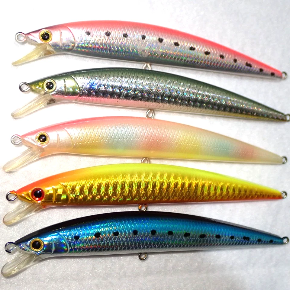 JDM Jackson Flotante Minnow Atleta 12FS X 5 Delgado pero Largo Fundición Hecho en Japón Foto 2 de 4