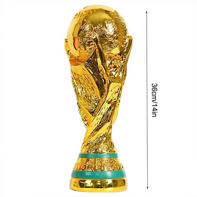 2026 WM Golden Football Trophy Resin Ornament England Fußball Fan Geschenk