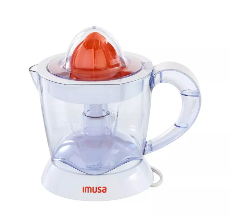 Electric Juicer, 25 Watts - White: Lemon Juice Maker, Plasti