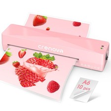 A4 Laminator Machine 4 in 1 Personal Desktop Hot & Cold with 10 Laminating Po...