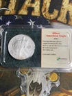 U.S. Mint American Eagle 2001 1 oz Silver Coin .9993 Fine Uncirculated