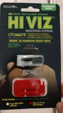 HIVIZ RG2245LLW01 Interchangeable Front Handgun Sight for Ruger 22/45 Lite Model