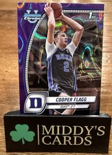 2024-25 Bowman University Chrome - Cooper Flagg #16 Purple Lava Refractor (RC)
