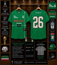 FIFA World Cup 2026 Mexico T-Shirt Men’s Medium Green NWT