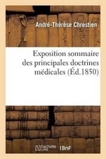 André Thérèse C Exposition Sommaire Des Pr...