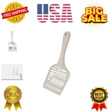 Litter Scoop for Cats, Jumbo Size, Bleached Linen