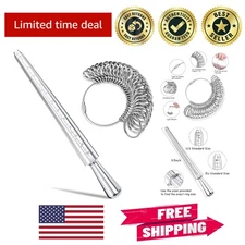 Versatile Dual Size Ring Sizer - Essential Tool for Wedding and Engagement Rings