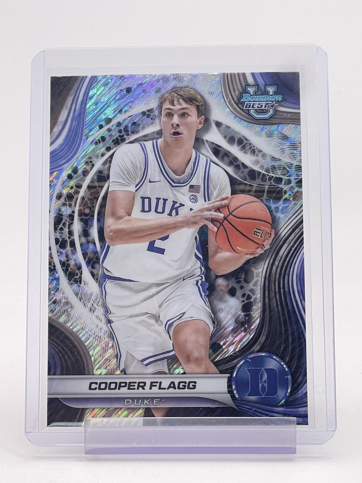 COOPER FLAGG 2024-25 BOWMAN BEST UNIVERSITY BEST OF #16 SHIMMER DUKE Q4616
