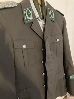 Major Uniform DDR NVA Grenztruppe mit Mütze Und Schiffchen