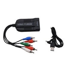 HDMI to 1080P YPBPR Component Video 5RCA RGB Converter For TV BOX/VHS/VCR/ DVD