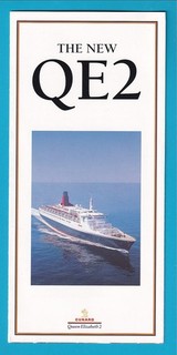 Original Cunard R.M.S. QUEEN ELIZABETH 2 THE NEW QE2 After Refit Promo Leaflet