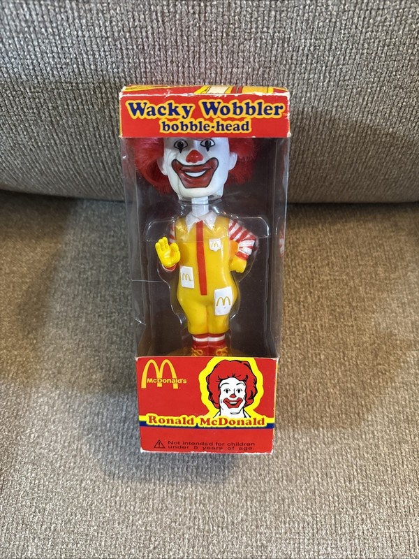 2006 Funko Ronald McDonald McDonalds Wacky Wobbler Bobble-head Figure PVC 6"