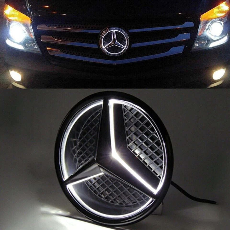 Fit for Mercedes Benz W166 GL350 GL400 GL450 GL500 ML350 Front Grille LED Emblem Foto 2 de 4