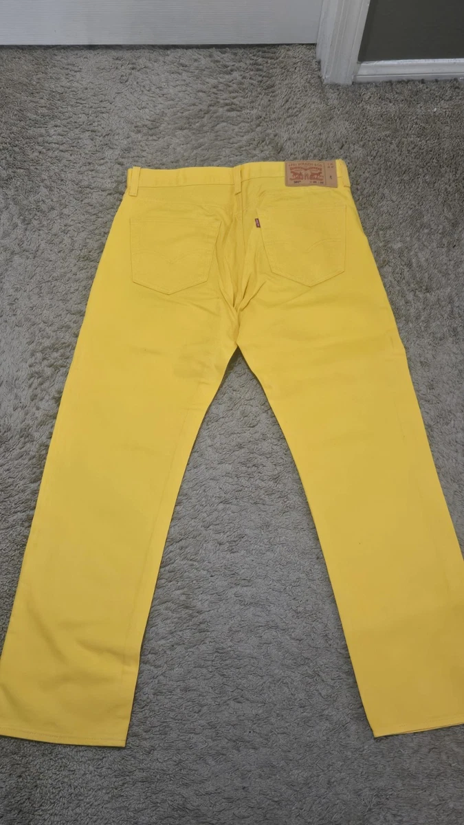 Levi's 501 イエロー チノパン W33 L32 Levi's Jeans for Men in Yellow 32 Inseam Just Listed 2026