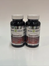 Lot Of 2 Amazing Formulas Quercetin 60 Veg Caps 500 mg Exp 01/2027