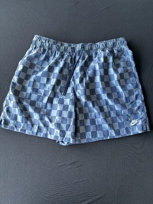 Nike Club Men's Checker Flow Shorts FN3098-410 XL New