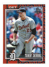 2026 Topps Series 1 Tarik Skubal #300 Team Logo Border Variation