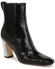 Franco Sarto Flexa Bliss Leather Bootie Women's Black 8.5