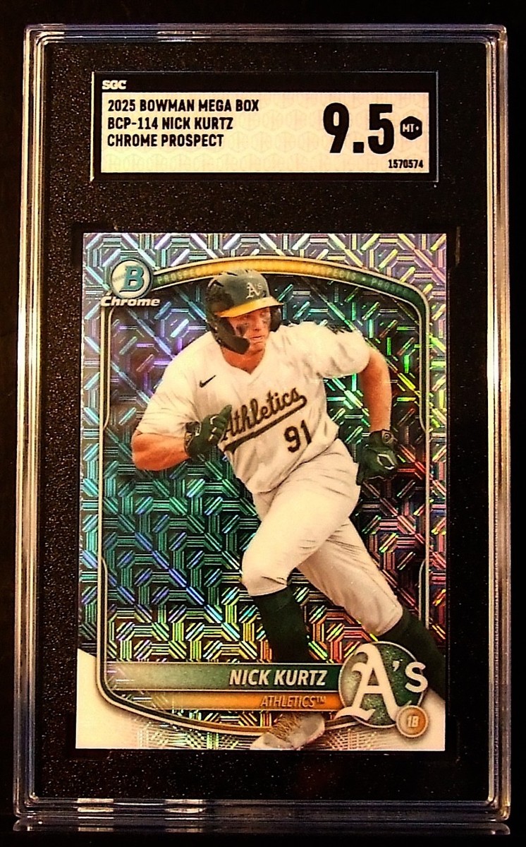 2025 Bowman - Chrome Prospects Nick Kurtz #BCP-114 Mojo Refractor