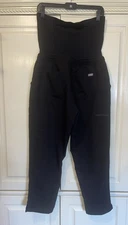 Figs Maternity Cargo Pants Women L/P Black W22SW2033P Technical Collection