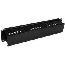 Startech CMDUCT2U SERVER RACK CABLE MANAGEMENT 2U HORIZONTAL SLOTTED FINGER DUCT