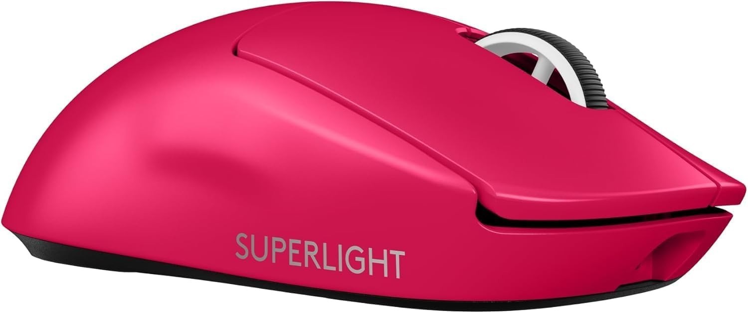 Logitech G PRO X Superlight 2 Lightspeed WIRED Gaming Mouse, Lightweight Magenta