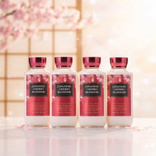 Bath  Body Works - Japanese Cherry Blossom Body Lotion 8 oz 4 Pack 
