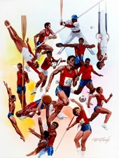 Tom McNeely (Canada,1935-?) watercolor painting 141201