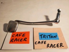 CAFE RACER  TRITON REAR BRAKE PEDAL   JOHN TICLE ? UNITY EQUIP ? LEFT HAND SIDE