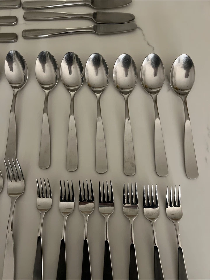 Набор из 37 столовых приборов Supreme 18-8 Япония - 15 вилок, 8 ножей и 14 ложек см. описание - Изображение 4 из 4