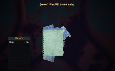 (Xbox) V63 Laser Carbine and Mods Plans