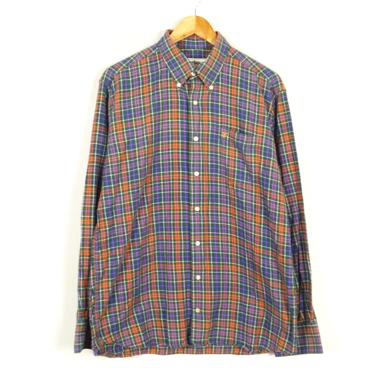 Camicia Charles a maniche lunghe da uomo, rosa lilla, righe, cotone | SERGE BLANCO – Serge Blanco